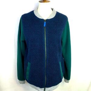 BODEN FLEECE VARSITY JACKET.
